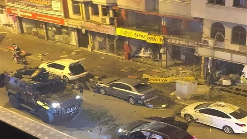 انفجار قوى يهز مدينة هاطاي جنوبي تركيا