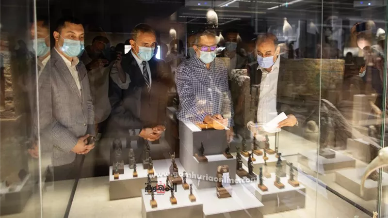 العناني يتفقد متحف كفر الشيخ استعدادا لافتتاحه