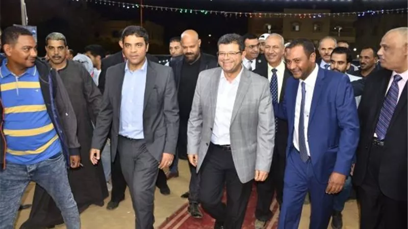الصعايدة فى بدر كلنا إيد واحدة مع سليمان والحناوى فى معركة إنتخابات البرلمان.. بالفيديو
