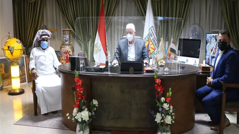 فودة يستقبل نقيب أطباء جنوب سيناء