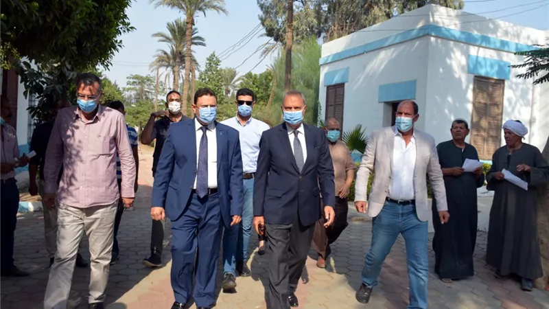 الهجان يتفقد مستعمرة الجزام ومستشفى الأمراض النفسية بمدينة الخانكة