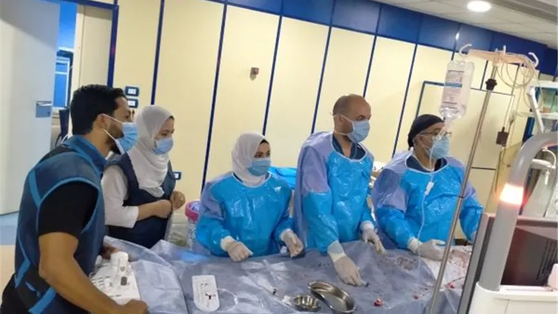 اجراء 211 قسطرة تشخيصية وعلاجية فى مستشفى الزقازيق.. بالصور