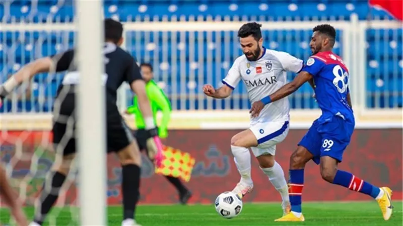 الهلال السعودى يتأهل لنهائى الكأس بثنائية فى مرمى أبها