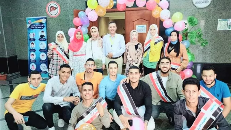 المعهد الفني للتمريض بشربين يحتفل باستقبال الطلاب الجدد