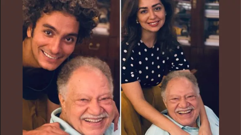 يحيي الفخرانى فى مهرجان خاصة برفقة هبة مجدى وزوجها فى منزلهم.. صور