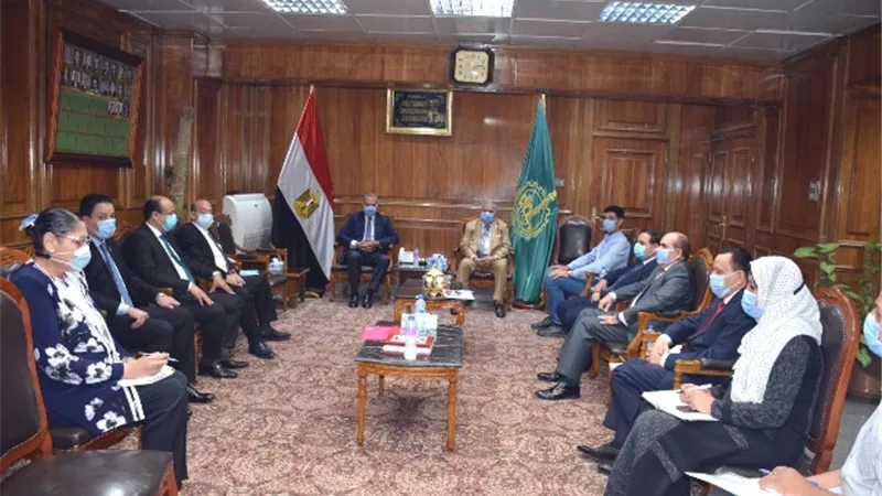 الهجان يلتقى أعضاء مجلس الشيوخ بالقليوبية