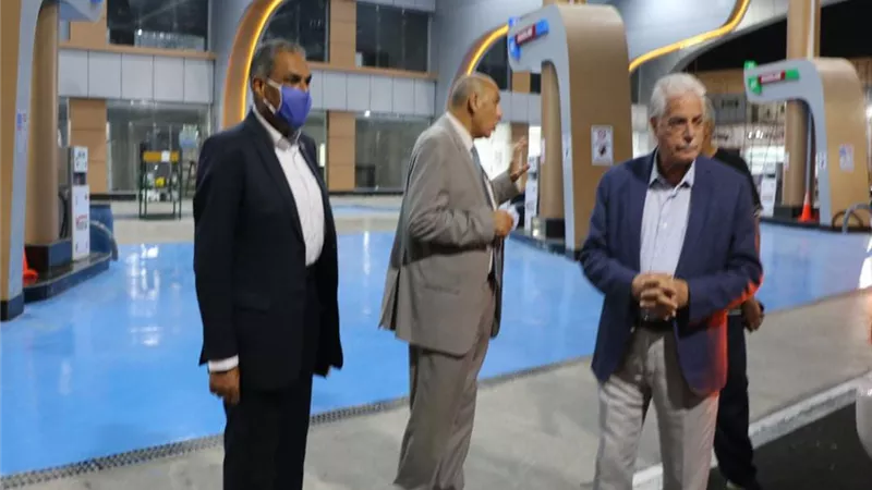 فوده يتفقد اكبر محطة وقود فى مصر بحي النور بمدينة شرم الشيخ