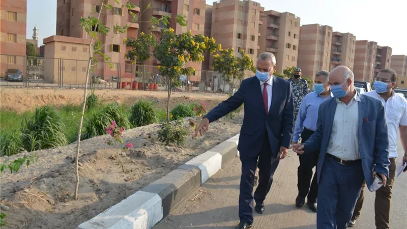 محافظ القليوبية بتابع تطوير طريق شركات البترول