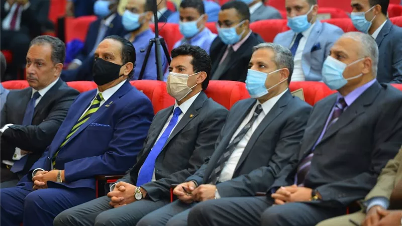 صبحى يفتتح المؤتمر الدولى الافريقى لعرض التجربة المصرية لعودة النشاط الرياضى فى ظل كورونا