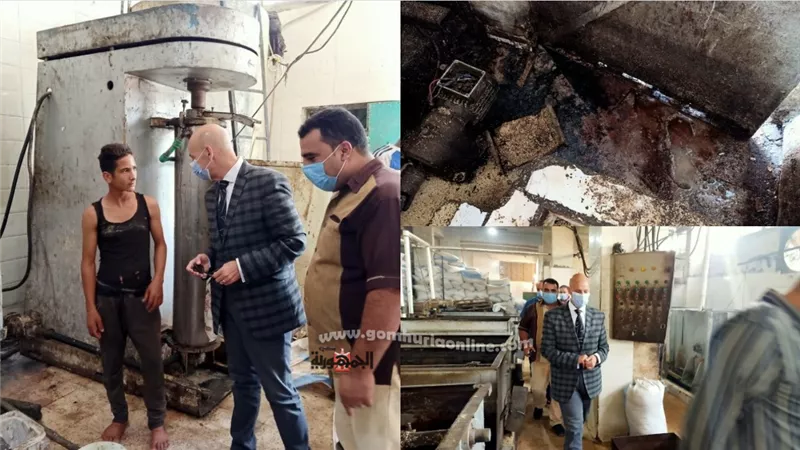 بالصور.. ضبط وإعدام مايقارب من ٥ طن أغذية فاسدة وغلق مصنع لوجود خطر داهم علي الصحة بالعاشر من رمضان