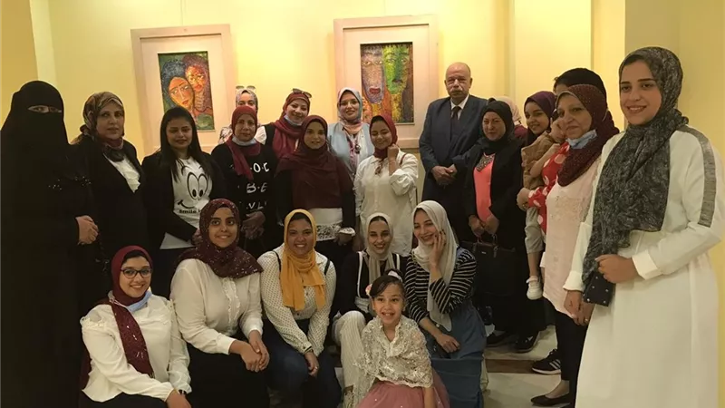 إفتتاح معرض المرأة حالة تعبيرية بالسويس