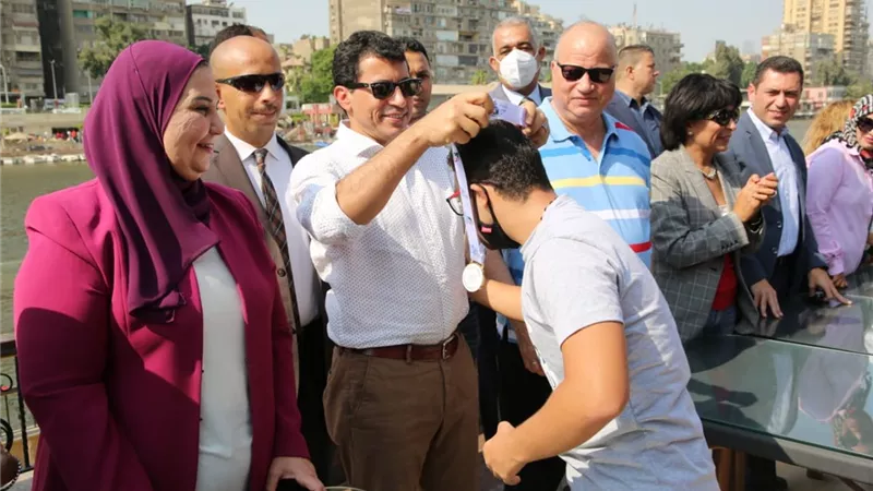 وزيرا الشباب والتضامن يشهدان مهرجان قادرون باختلاف في النيل