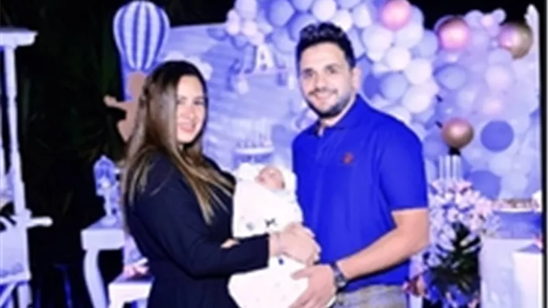 اول مولود ينضم لاسرة مصطفى خاطر