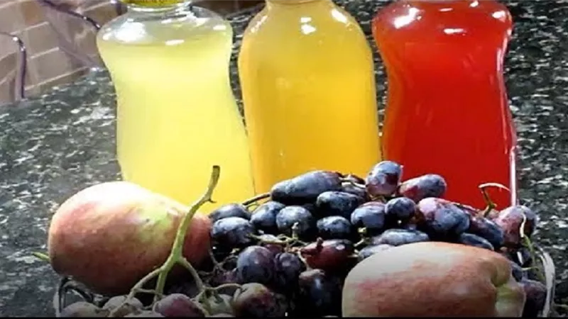كوكتيل خل التفاح والعنب واستخداماتة فى الطهى والتنظيف بالفيديو
