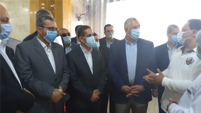 وزير الزراعة ومحافظ الغربية يتفقدان مركزي تجميع الألبان بقرية نشيل و ابشواي الملق بقطور