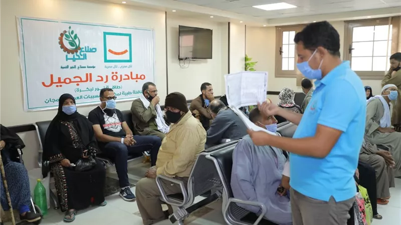 الكشف الطبى على 930 مواطن بالمجان لأهالى جزيرة 