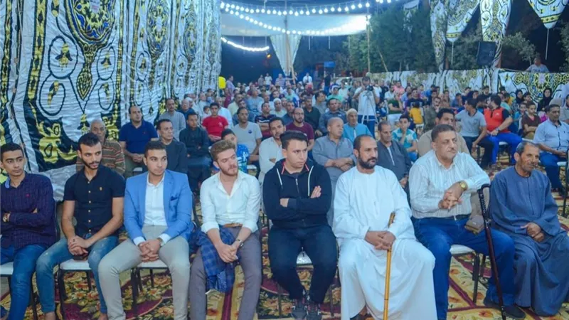 مؤتمر حاشد للمرشح شريف انور بشبرا النملة قبل 48 ساعة من الصمت الانتخابى