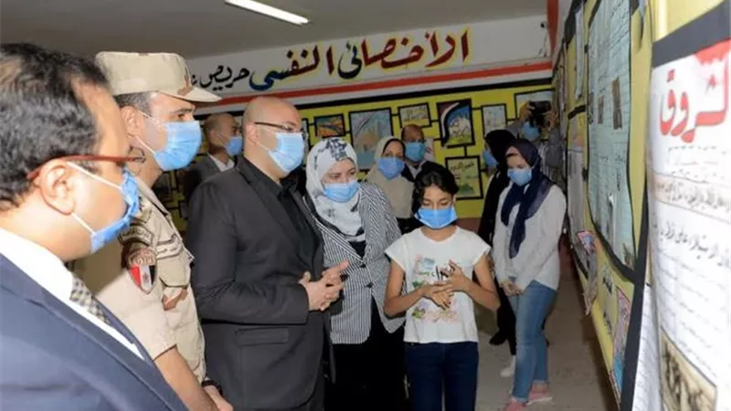 محافظ بني سويف يشهد احتفالية مديرية التعليم بانتصارات 6 أكتوبر