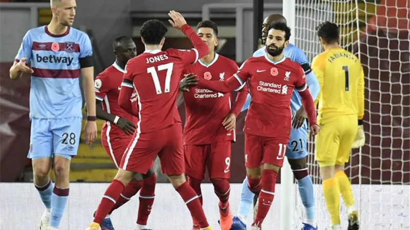 ليفربول ينتزع فوزا صعبا على ويست هام فى الدورى الانجليزى..فيديو