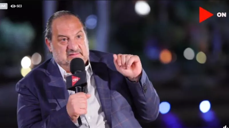أول تعليق من خالد الصاوى بعد تكريمة بختام الجونة