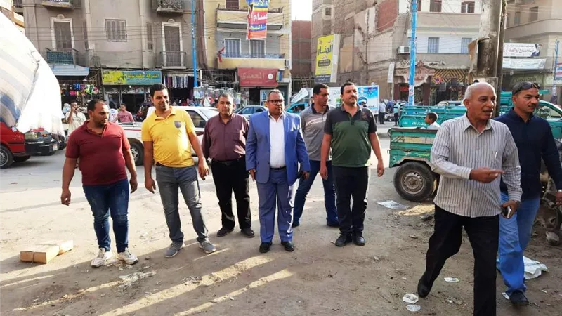 حملات لازالة الاشغالات والاسواق العشوائية بمدن المنيا
