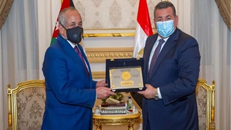 هيكل يستقبل وزير الإعلام الأردني الجديد ويتفقان على التعاون الإعلامي بين البلدين