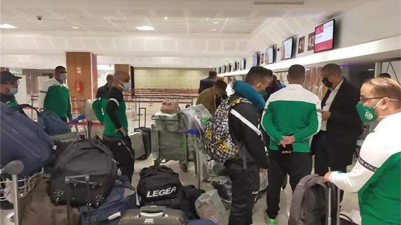 بعثة الرجاء المغربى تغادر المغرب لمواجهة الزمالك بدورى الأبطال