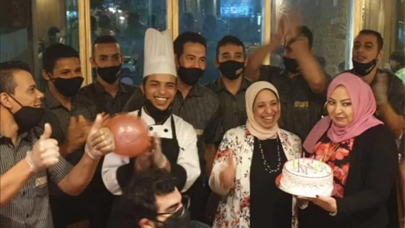 التمثيل العمالي بأبوظبي يشارك أبناء الجالية المصرية احتفالهم علي الأنغام الشعبية