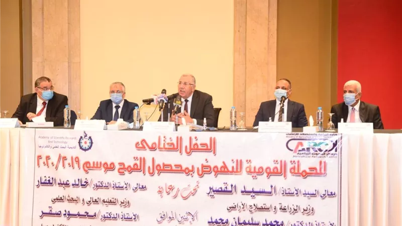 البحث العلمى : تمويل ٣٠٠٠ حقل إرشادي زراعي للنهوض بإنتاجية القمح