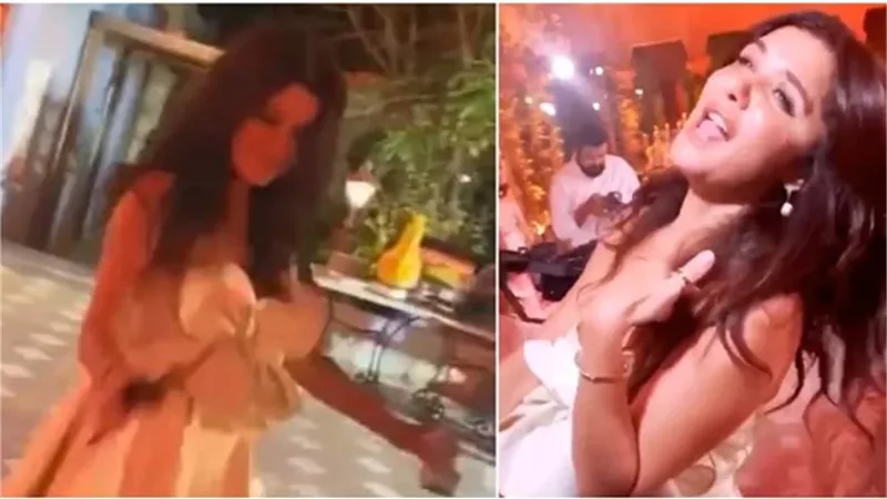 غادة عادل تثير الجدل بـ كأس الخمر.. فيديو