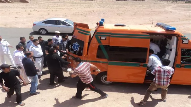 مصرع وإصابة 5 اشخاص فى حادث تصادم بسوهاج