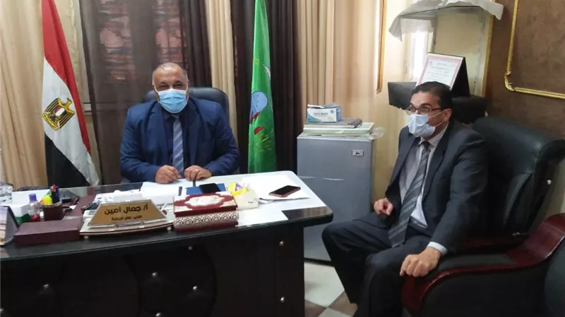 متابعة الوزارة تشيد بمدارس قويسنا فى تطبيق الإجراءات الإحترازية للوقاية من كورونا