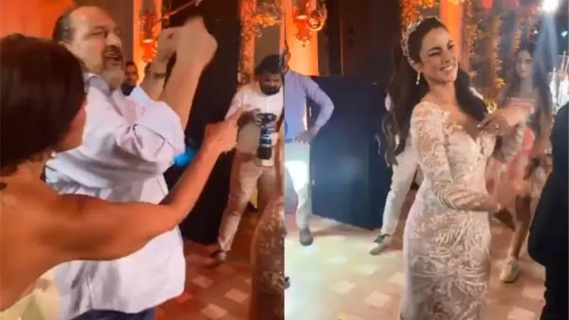خالد الصاوى يتصدر تويتر بعد رقصه مع درة.. فيديو