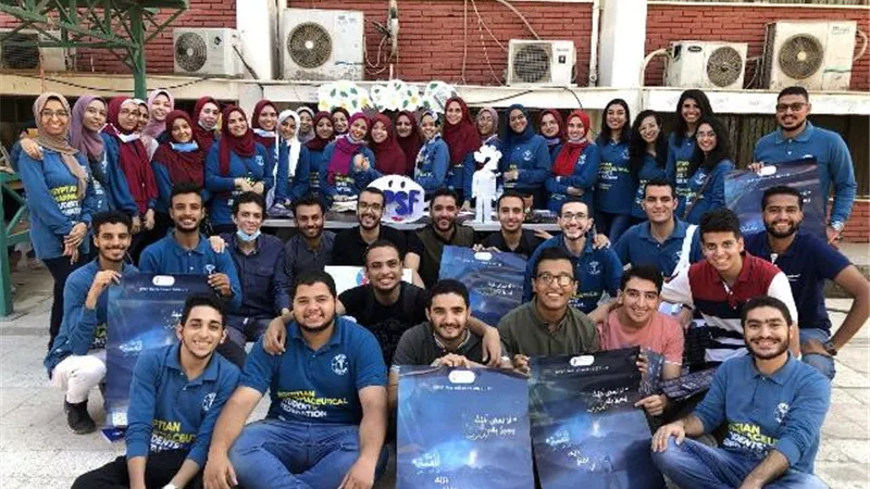 الاتحاد المصرى لطلاب الصيدلة ينظم يوما للتوعية بأهمية التطوع بجامعة سوهاج