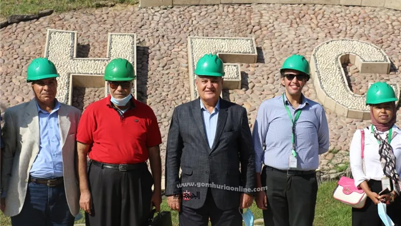 وفد الشعبة الميكانيكيه بالمهندسين فى زيارة لحلوان للأسمدة