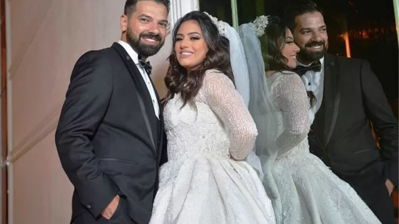 ألف مبروك زفاف خالد عادل وإيناس محمد.. بالصور