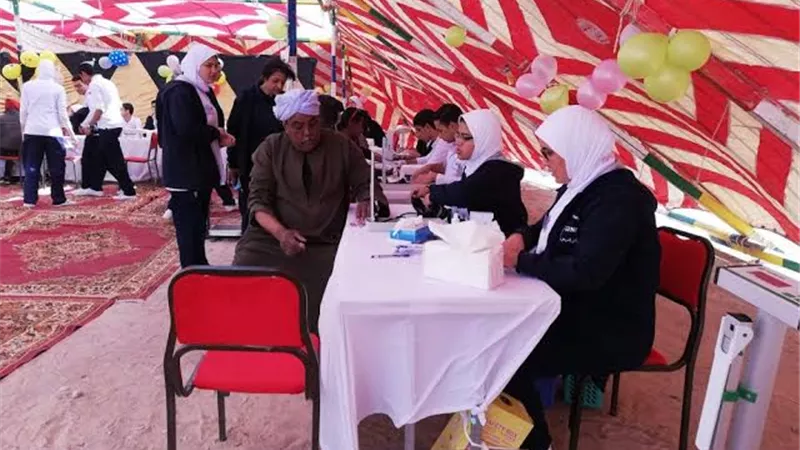 روتاري الغردقة ينظم قافلة طبية للكشف عن أمراض العيون