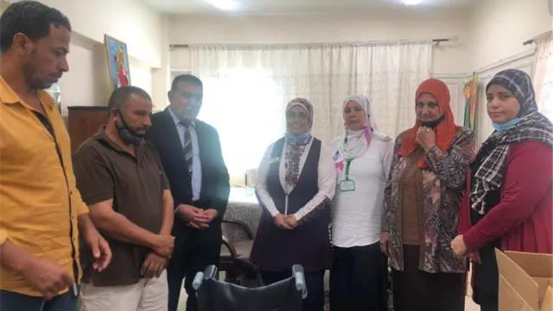 للمرة الثانية.تعليم الإسماعيلية توفر كرسي متحرك لطالبة قعيدة