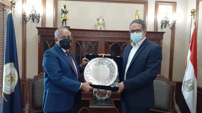 وزير السياحة يستقبل وزير الإعلام الأردني الجديد