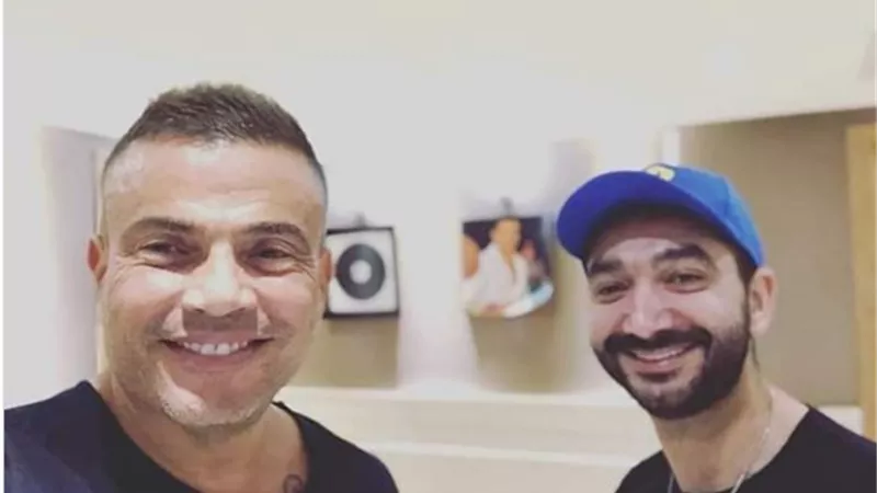نادر حمدي برفقة الهضبة عمرو دياب فى أحدث ظهور