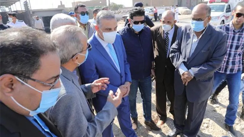 محافظ سوهاج يتفقد أعمال المشروع القومي لتبطين الترع بطهطا.صور