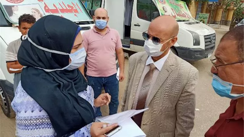 ١٠٧٠ مريضا استفادوا من القافلة الطبية بكفرصقر.صور