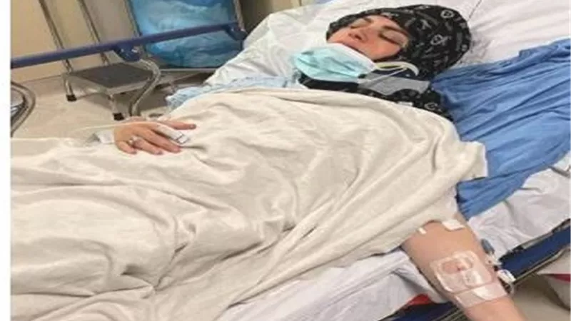 أول صور للفنانة ميار الببلاوي على فراش المرض فى أمريكا
