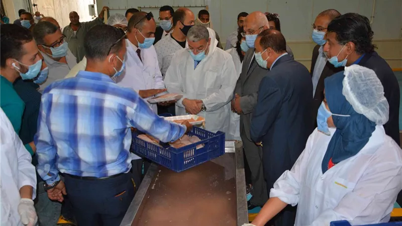 تشغيل المجزر الالى بمنطقة المنيا الصناعية ضمن بروتوكول هيئة التنمية الصناعية للمشروعات المتعثرة