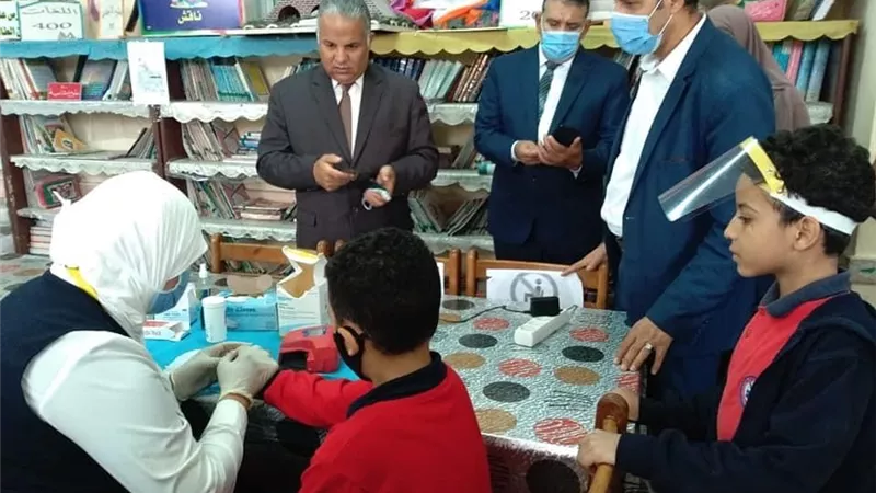 انطلاق حملة ١٠٠ مليون صحة للكشف عن أمراض الانيميا والسمنه والتقزم بالاسماعيلية