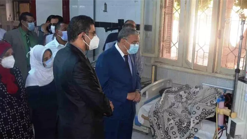 جولة لمحافظ المنيا بالمستشفيات للتأكد من جاهزيتها لاستقبال المرضى
