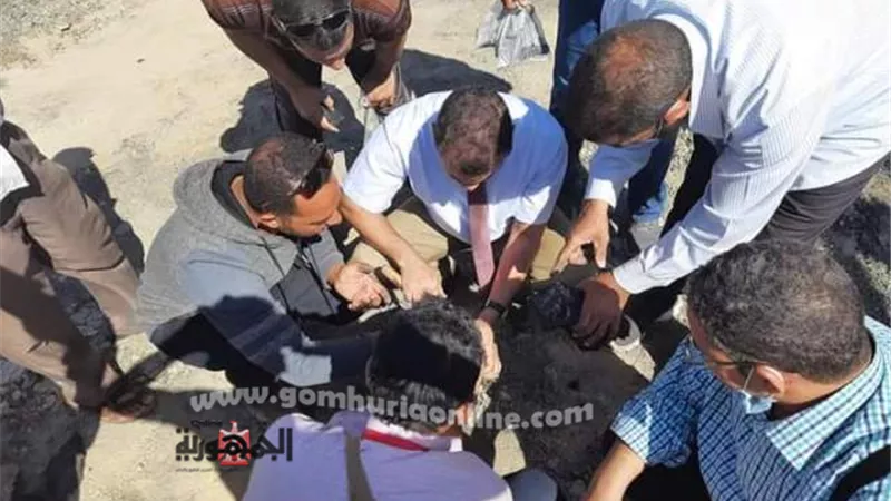 رئيس جامعة الوادى الجديد يتفقد موقع ظاهرة الحمم الكبريتية وتنبؤات باكتشاف قومى .صور