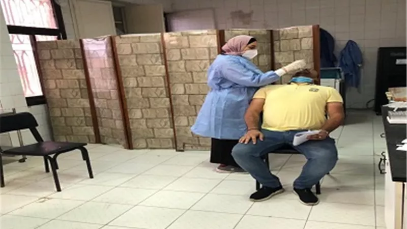 فحص فيروس كورونا ل ٣١ ألف مسافر بمعمل الصحة القليمى بالزقازيق