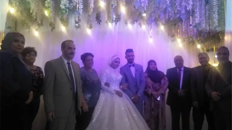مدير تضامن الأقصر يحضر حفل زفاف احدي فتيات مؤسسة صن شاين للأيتام.صور
