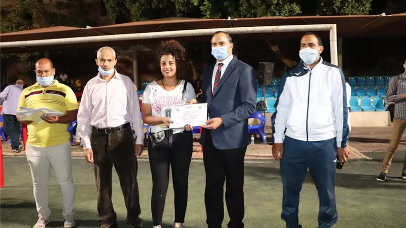 حفل توزيع جوائز مسابقة الرسم على الأسفلت بجامعة سوهاج
